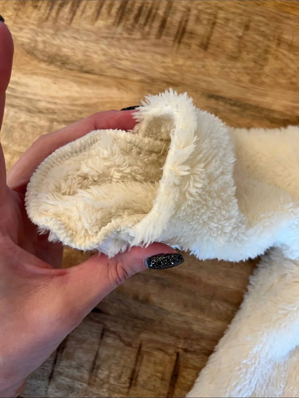 Cozy Plush Infant Winter One-Piece- Cream